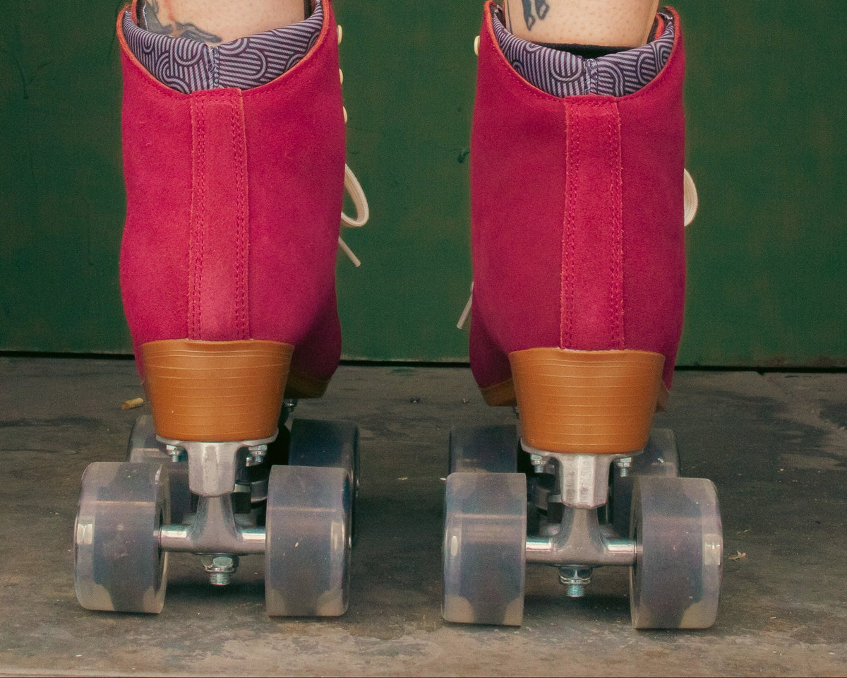 Chuffed Wanderer Skates Burgundy