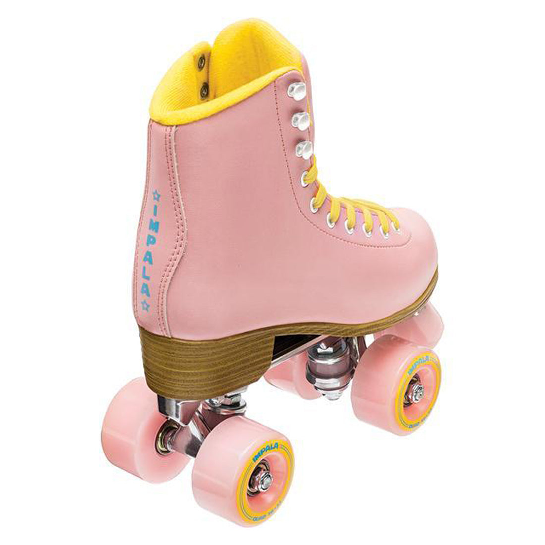 Impala Sidewalk - Pink/Yellow Roller Skates