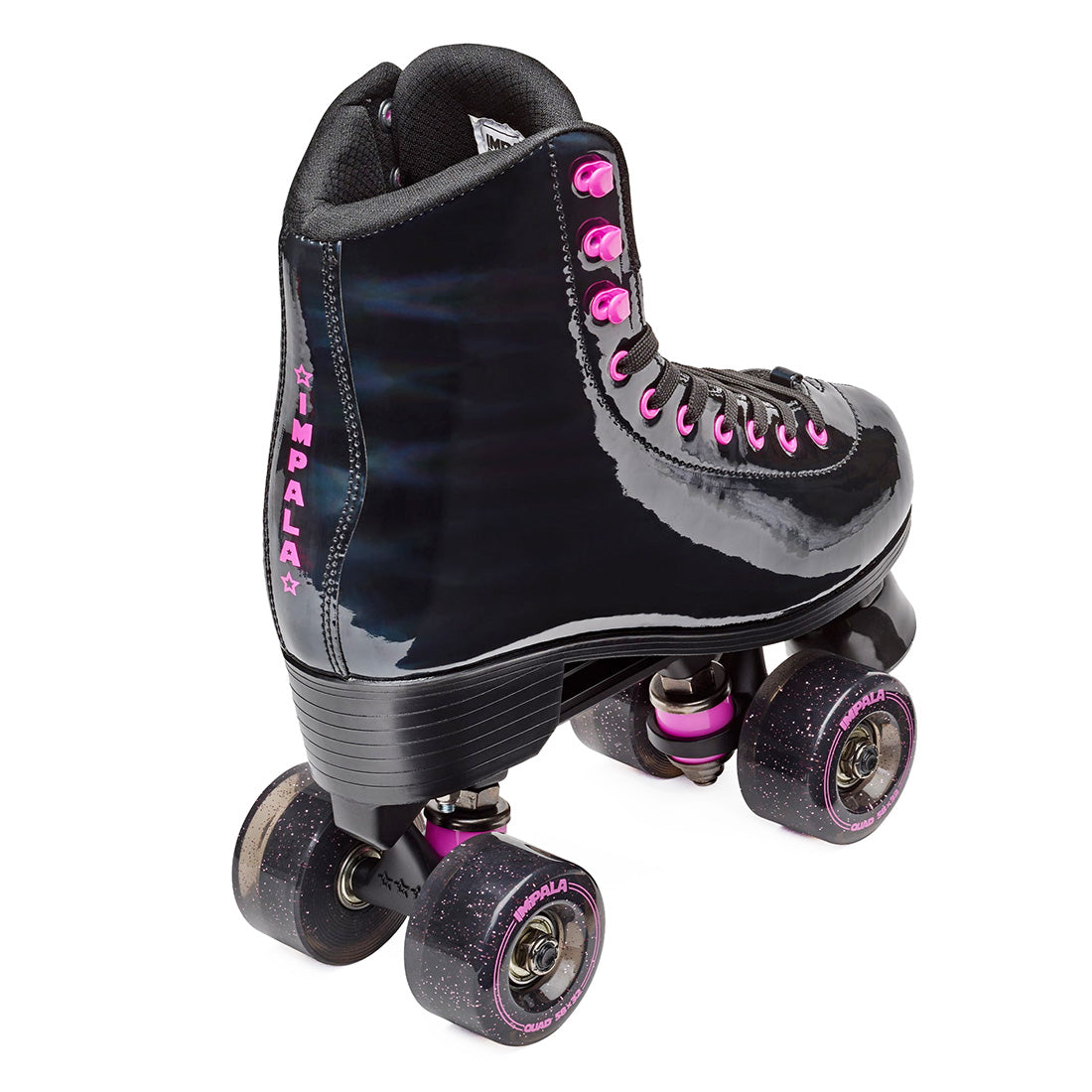 Impala Sidewalk - Holographic Black Roller Skates
