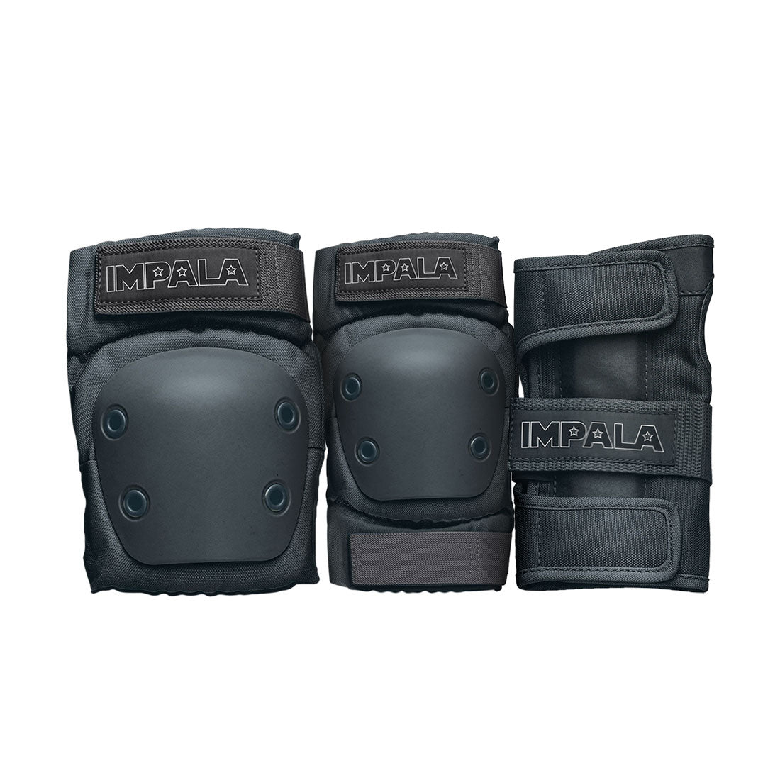 Impala Tri Pack Black - Junior Protective Gear