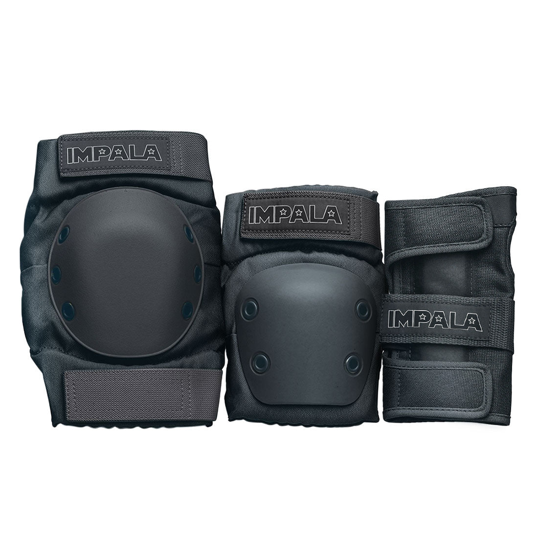 Impala Tri Pack Black - Adult Protective Gear