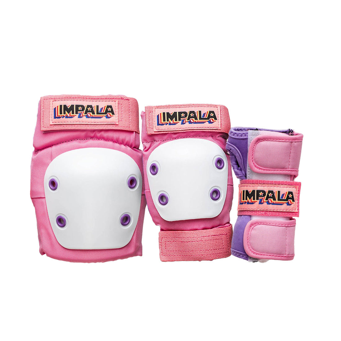 Impala Tri Pack Pink - Junior Protective Gear