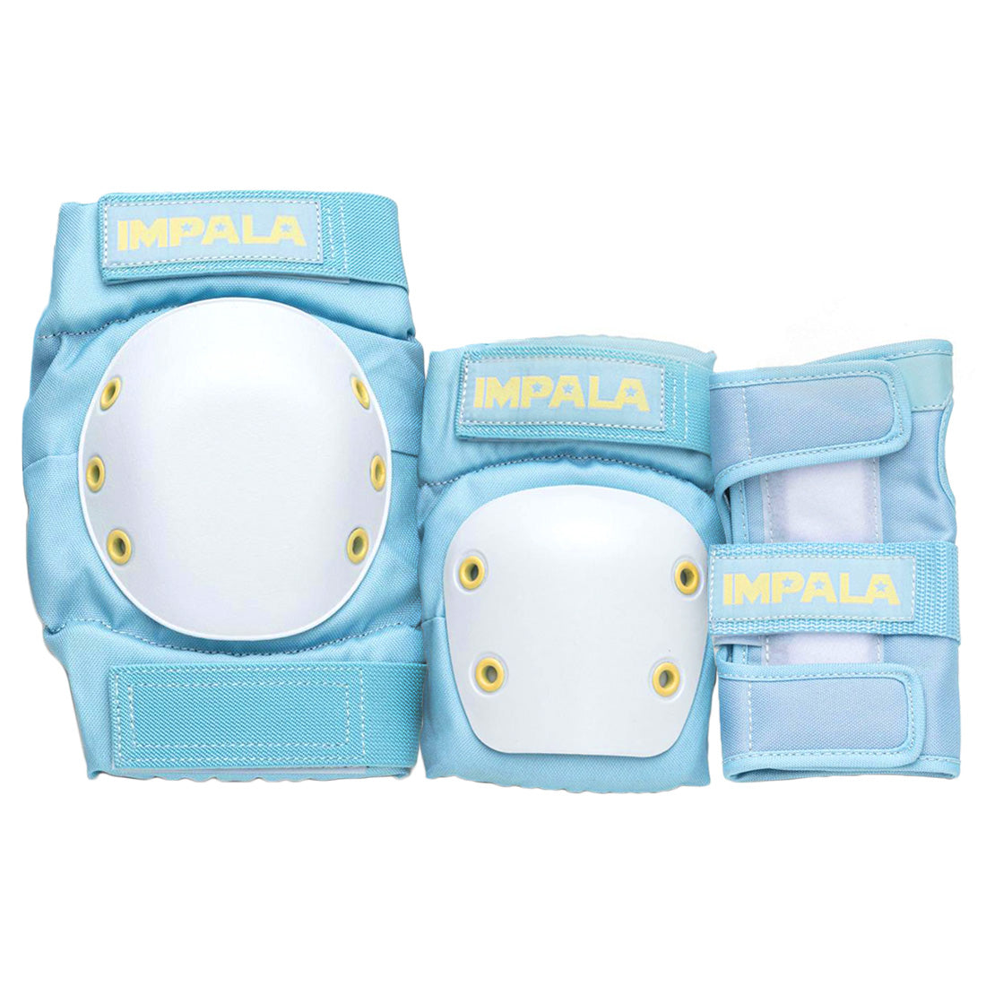 Impala Tri Pack Sky Blue/Yellow - Adult Protective Gear