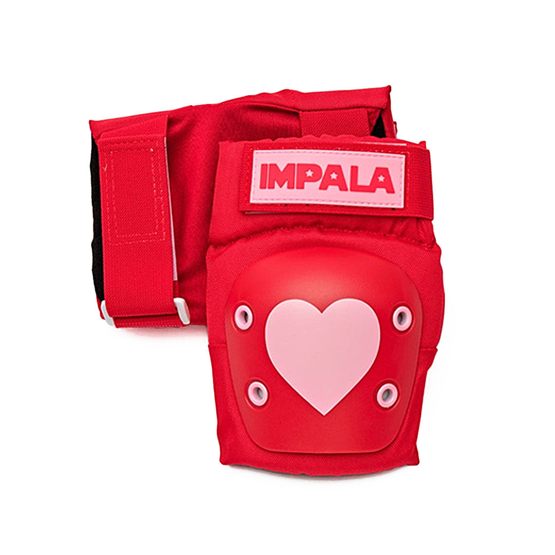 Impala Tri Pack Red Hearts - Junior Protective Gear