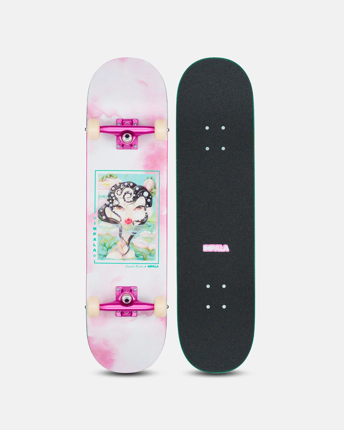 Impala Naiad Skateboard Wen/Rose 8.0" Skateboards