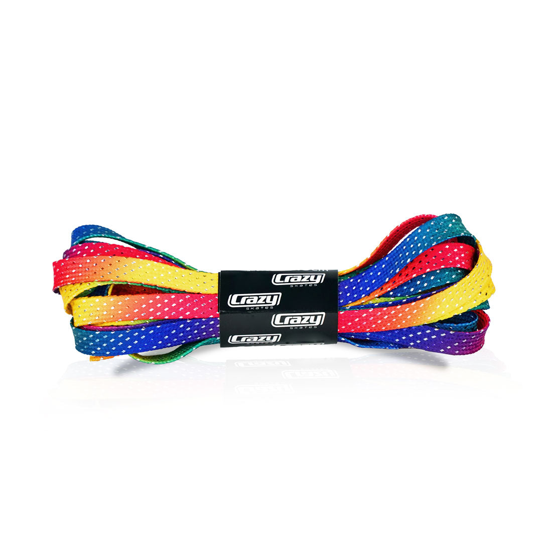 Crazy Laces - Pair - Rainbow Glitter Laces