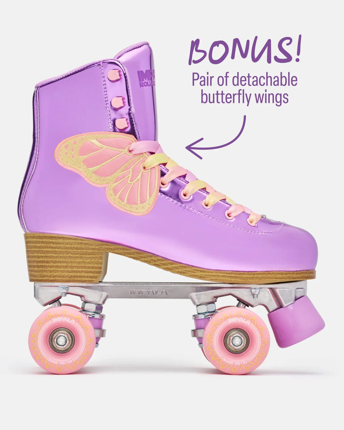 Impala Sidewalk Roller Skate Lavender Flutter Roller Skates