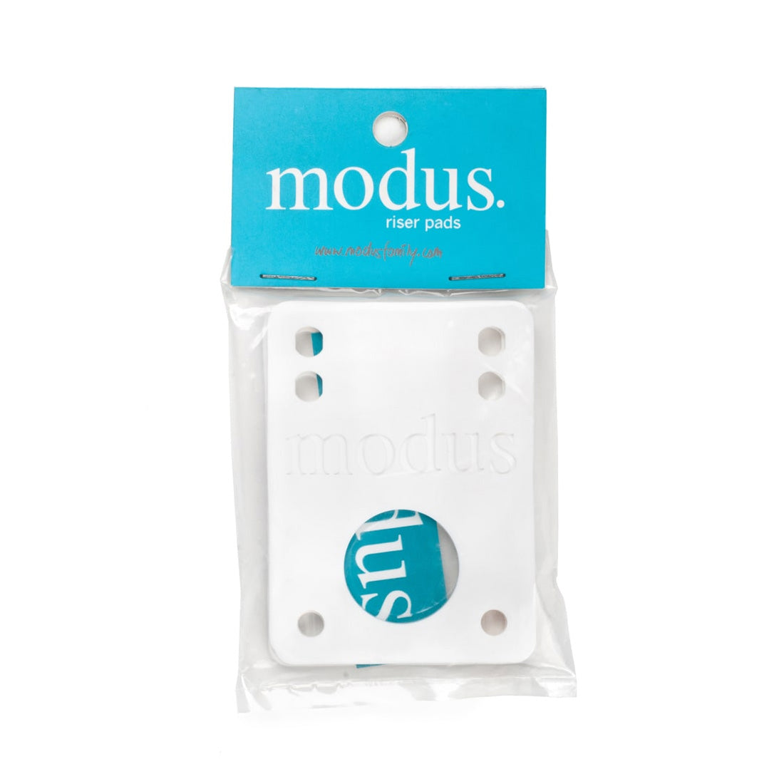Modus Riser Pad 1/8 Hard - White Skateboard Hardware and Parts