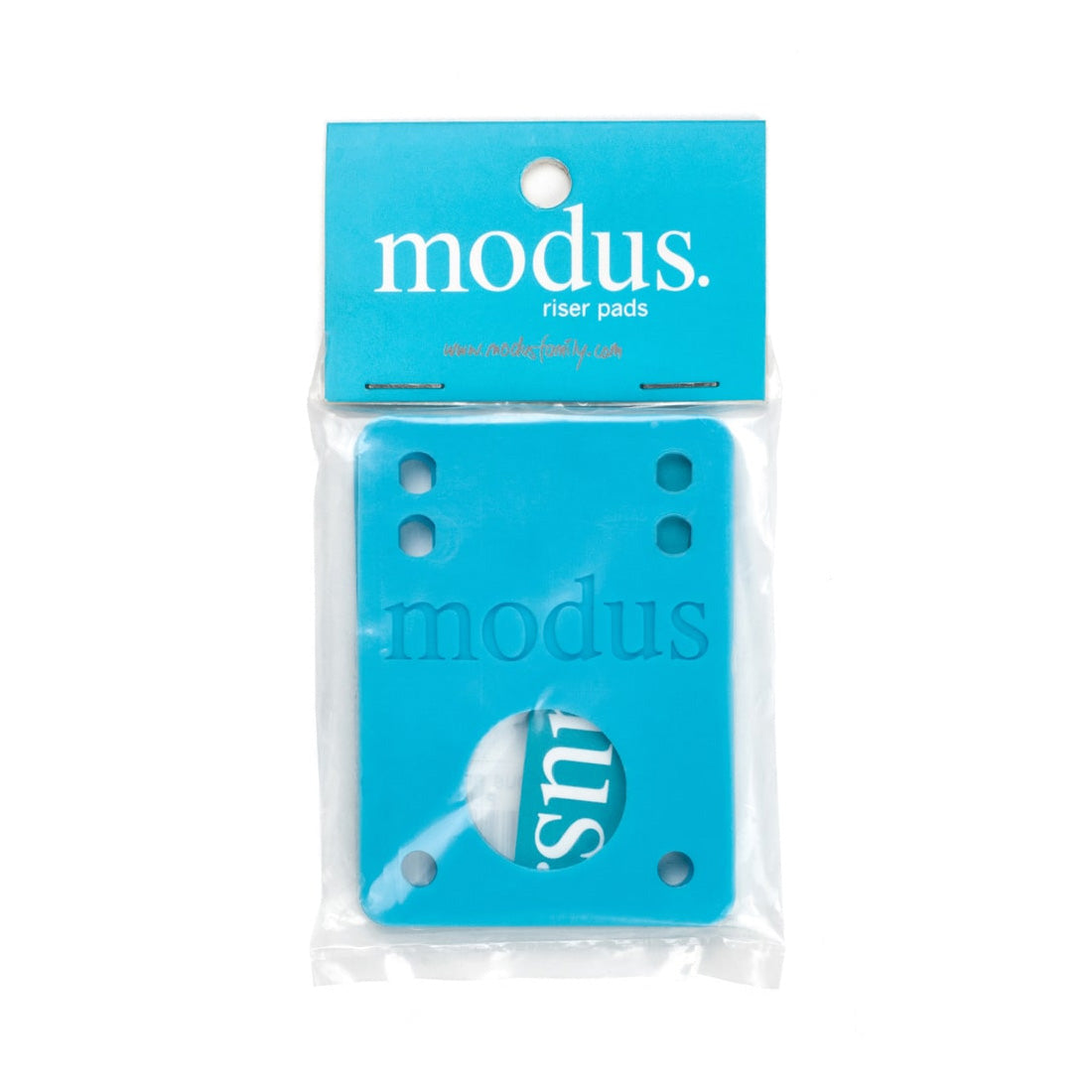 Modus Riser Pad 1/8 Hard - Blue Skateboard Hardware and Parts