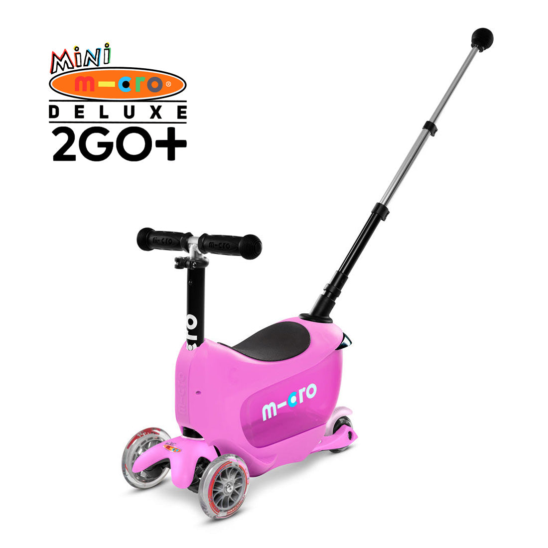 Micro Mini 2Go Deluxe Plus - Pink Scooter Completes Rec
