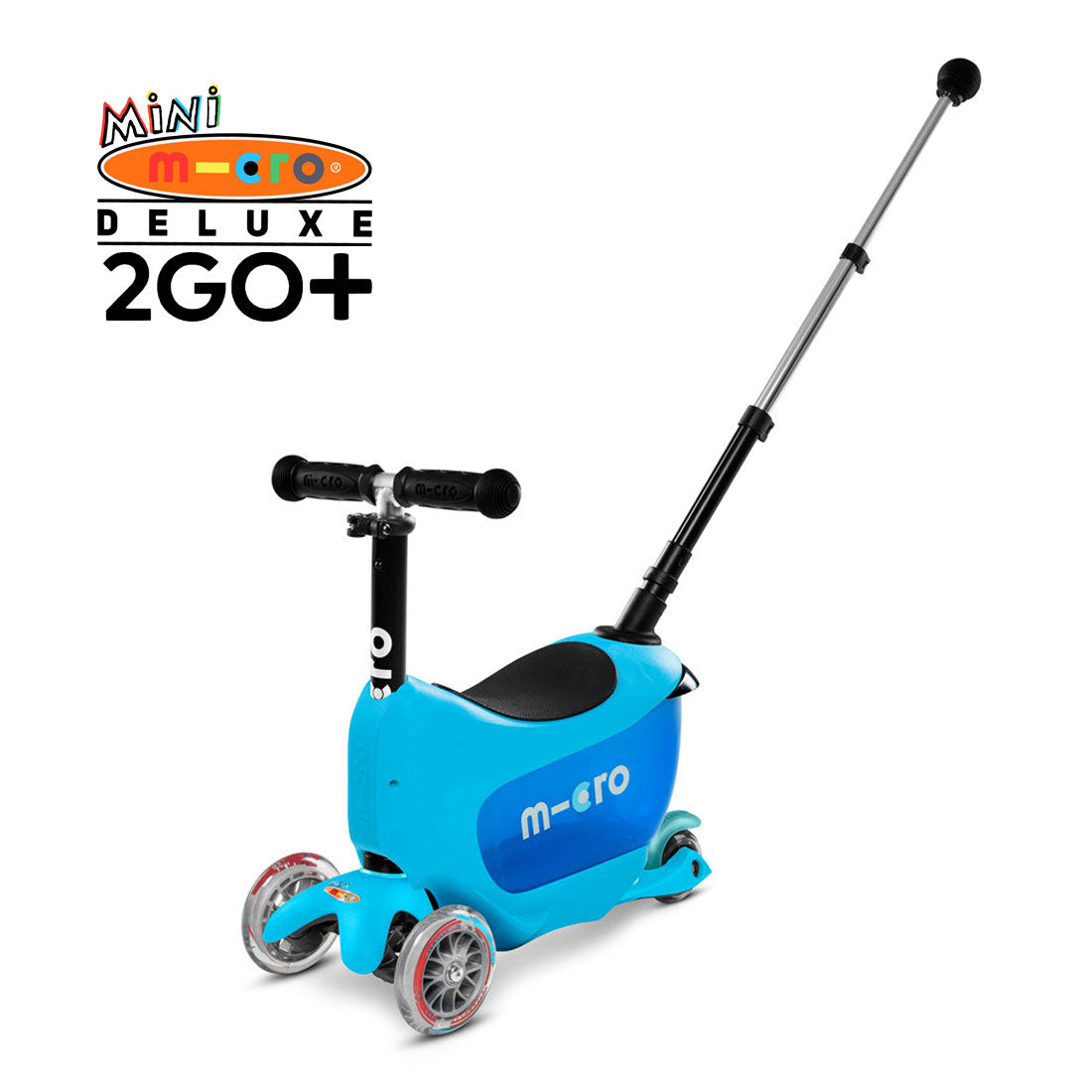 Micro Mini 2Go Deluxe Plus - Blue Scooter Completes Rec