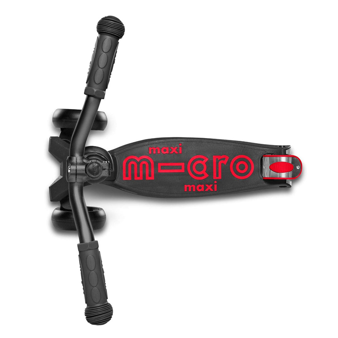 Micro Maxi Deluxe PRO Scooter - Black/Red Scooter Completes Rec