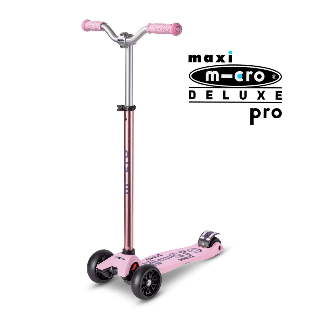 Micro Maxi Deluxe PRO Scooter - Rose Pink Scooter Completes Rec