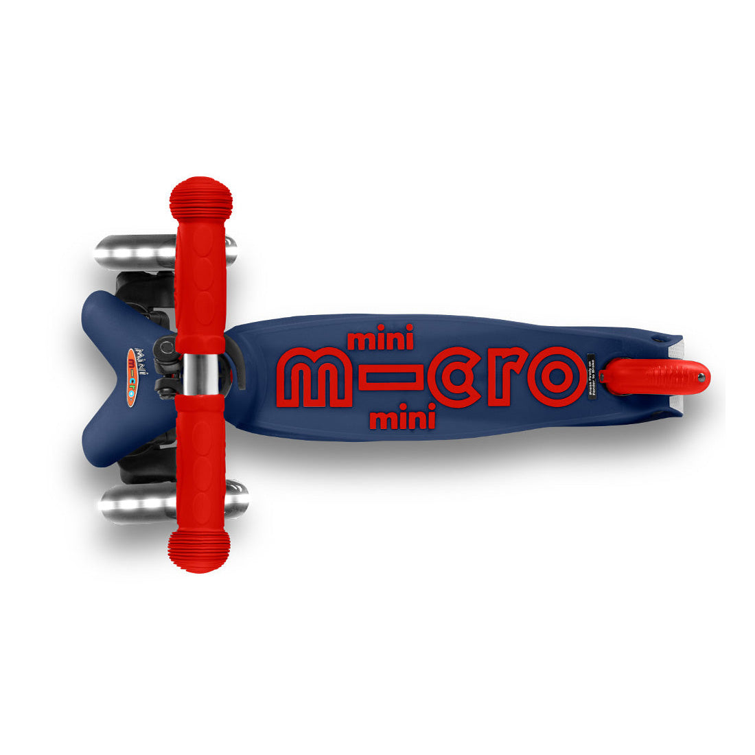 Micro Mini Deluxe LED Scooter - Navy/Red Scooter Completes Rec