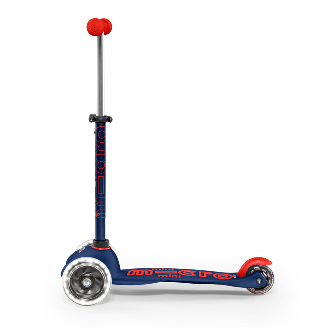Micro Mini Deluxe LED Scooter - Navy/Red Scooter Completes Rec