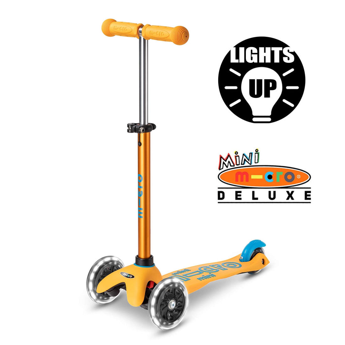 Micro Mini Deluxe LED Scooter - Apricot Scooter Completes Rec
