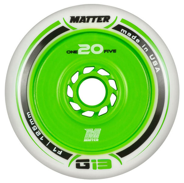 Matter Wheels G13 - One20Five - 125mm 6 Pack Inline Rec Wheels