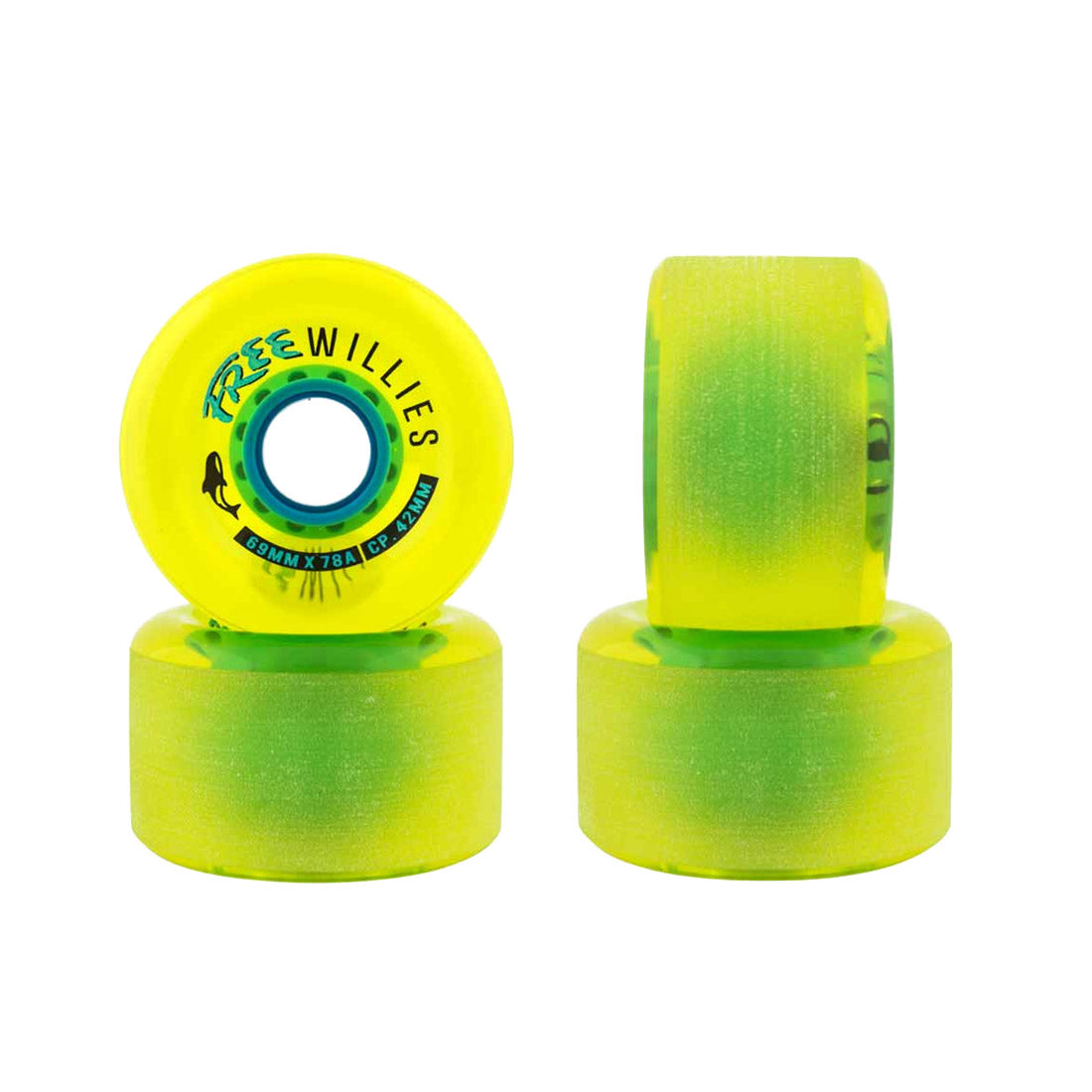 Omen Free Willies V2 69mm 78a 4pk Skateboard Wheels
