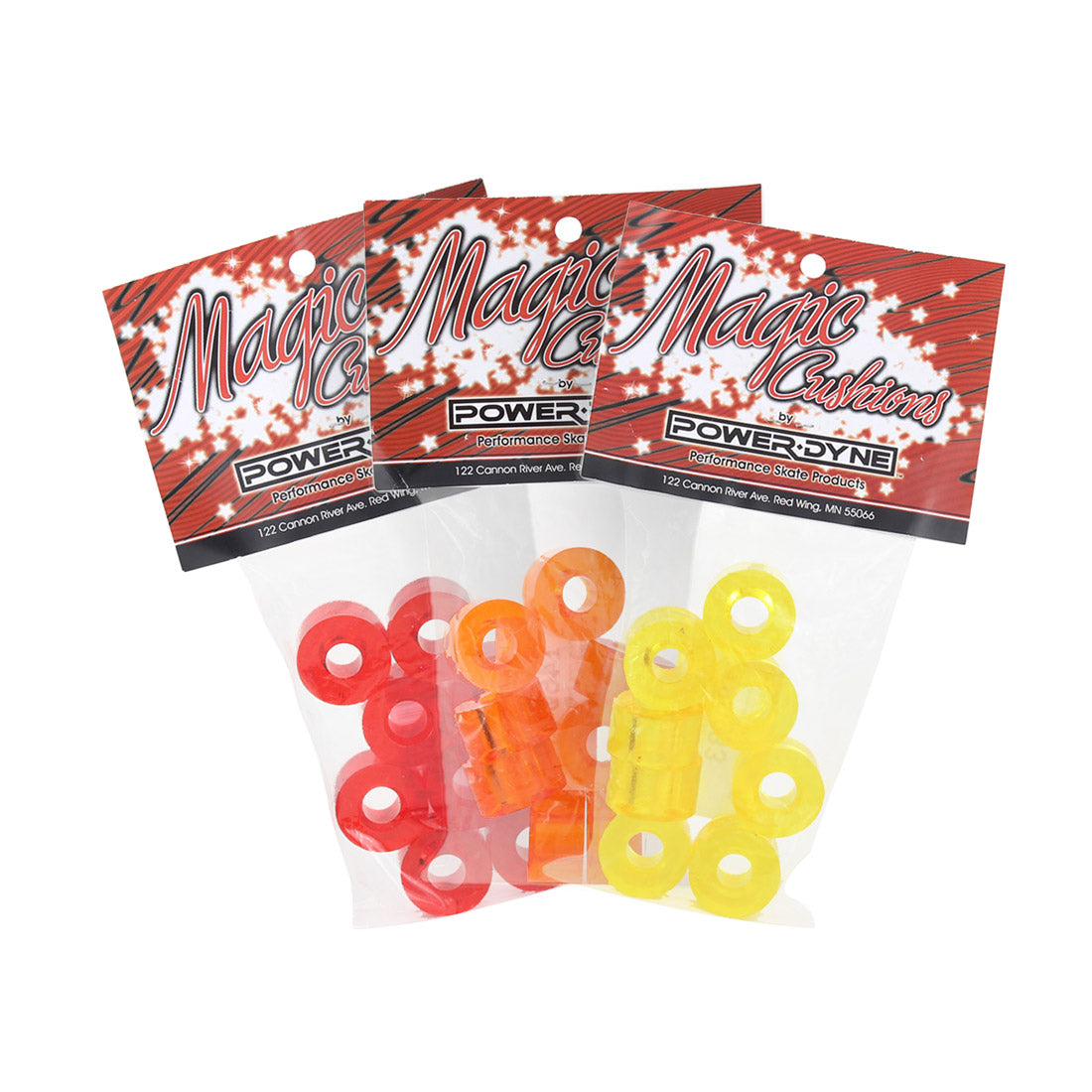 Powerdyne Magic Cushions - Universal 8pk Roller Skate Hardware and Parts