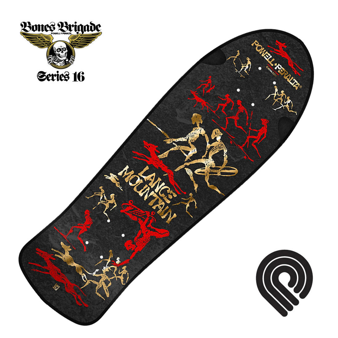 Powell Peralta BB Mountain 16th Series Deck - Hotrod Skateboard Decks Old School