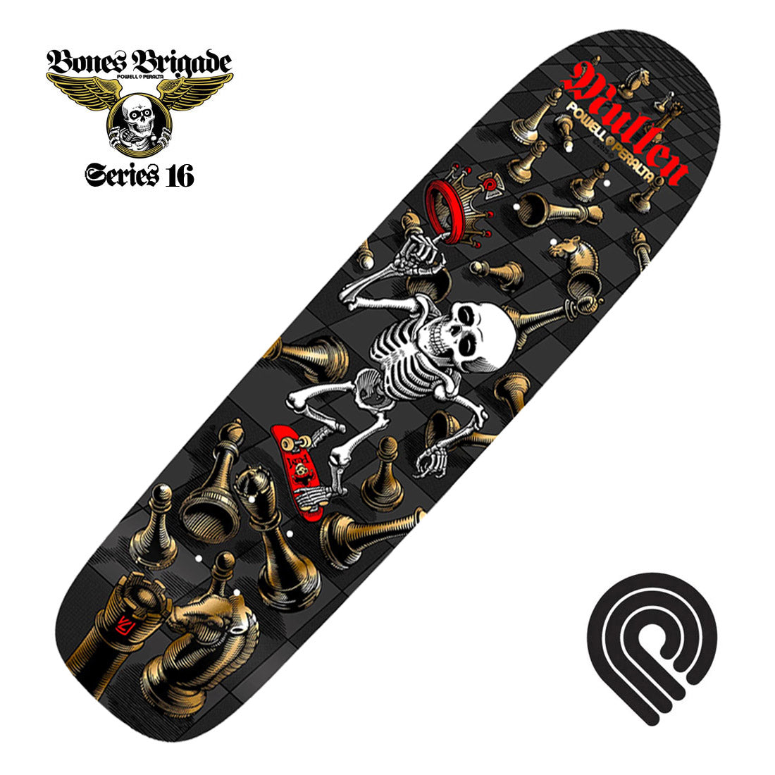 Powell Peralta BB Mullen 16th Series Deck - Hotrod Skateboard Decks Old School