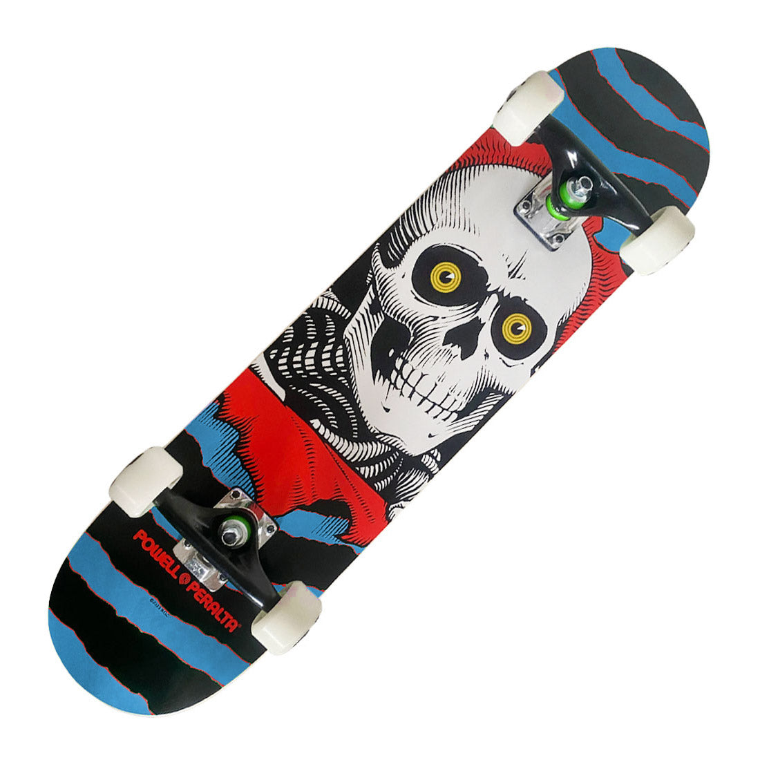 Powell Peralta Ripper 7.5 Complete - Blue/Red Skateboard Completes Modern Street