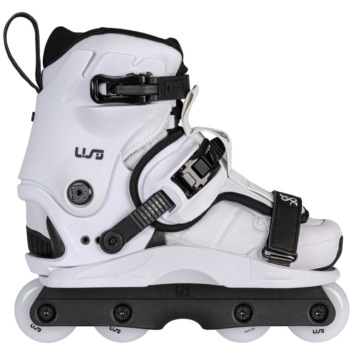 USD Shadow Team White Aggressive Inline Skates