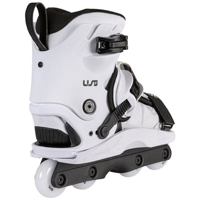 USD Shadow Team White Aggressive Inline Skates