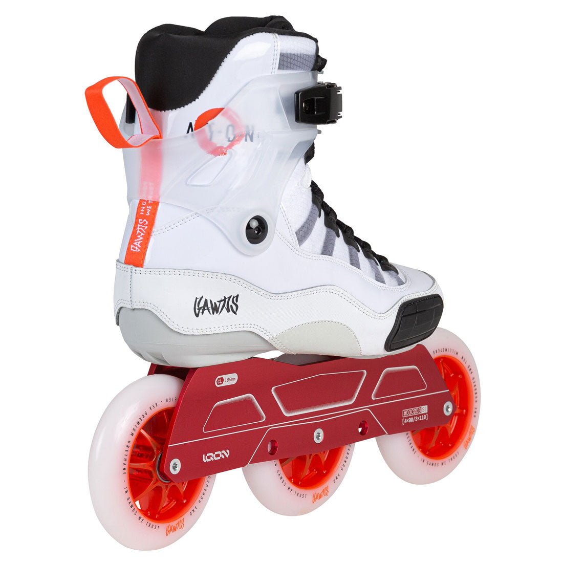Gawds Aton Urban Skates - White/Red Inline Rec Skates