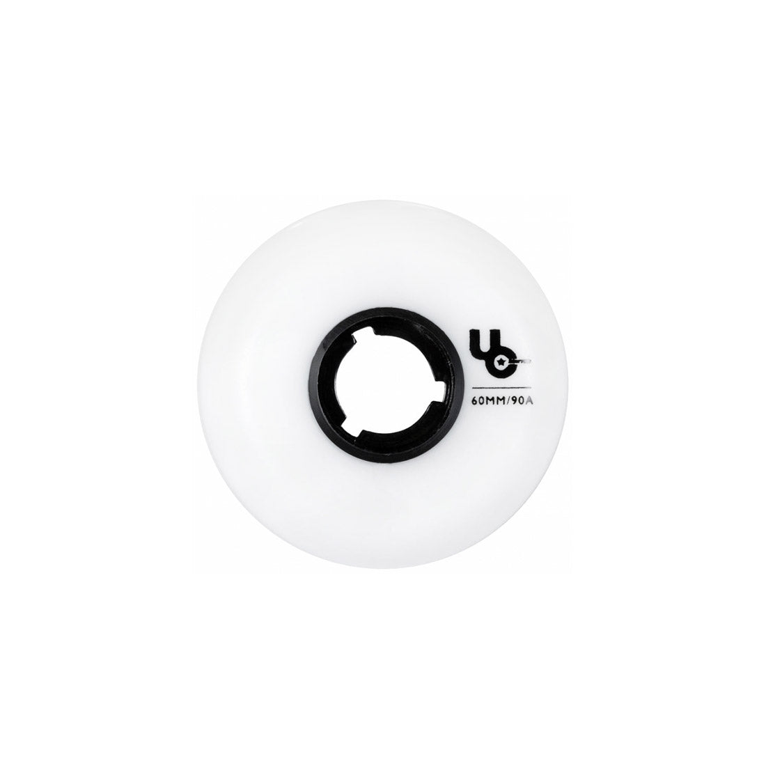 UC Team 60mm 90a 4pk - White Inline Rec Wheels