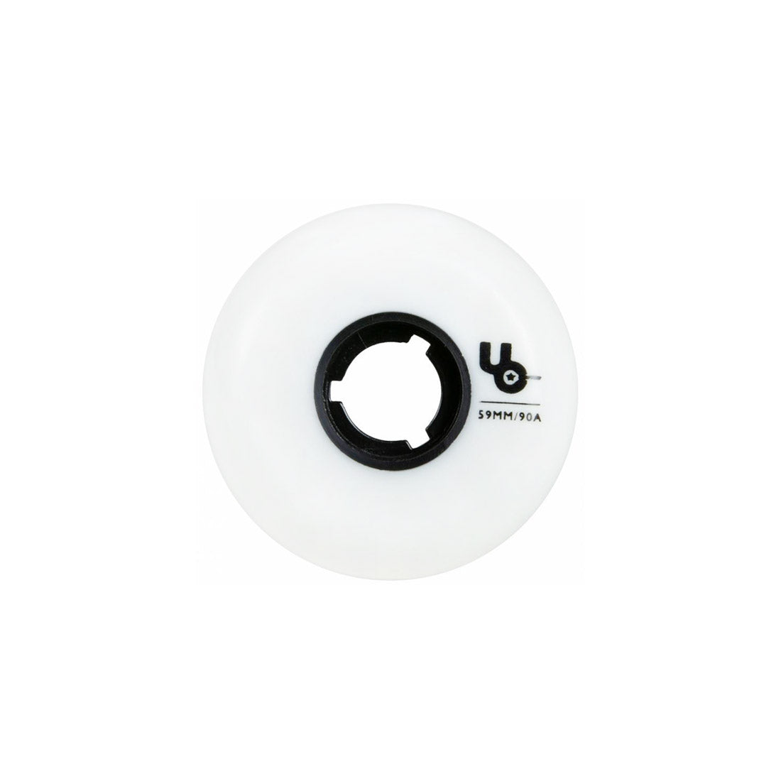 UC Team 59mm 90a 4pk - White Inline Rec Wheels