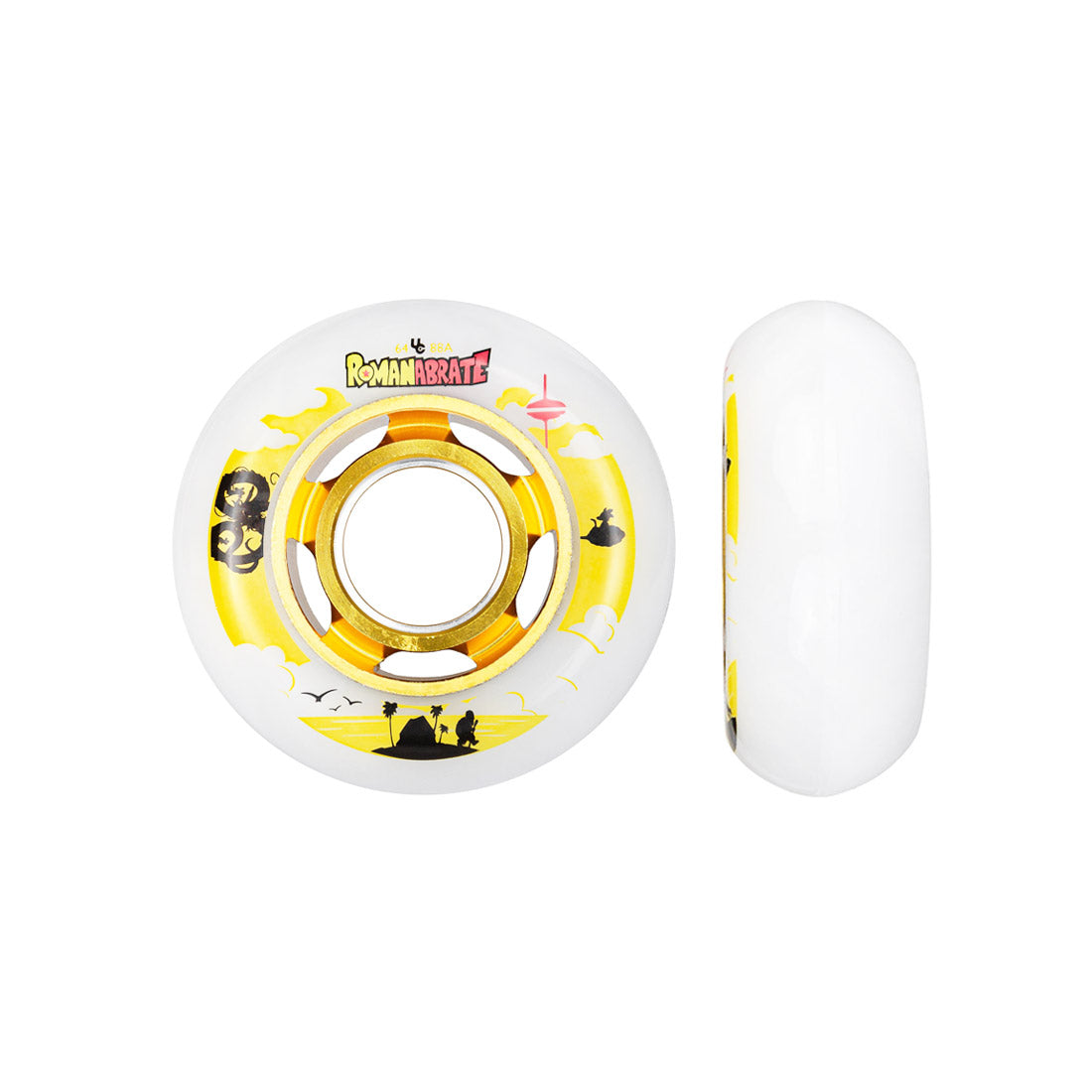 UC Roman Abrate TV 64mm 88a 4pk Inline Aggressive Wheels