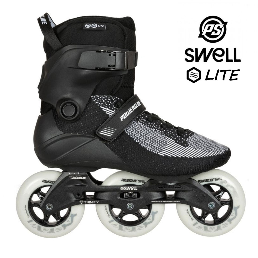 Powerslide Swell Lite 100 - Black Inline Rec Skates