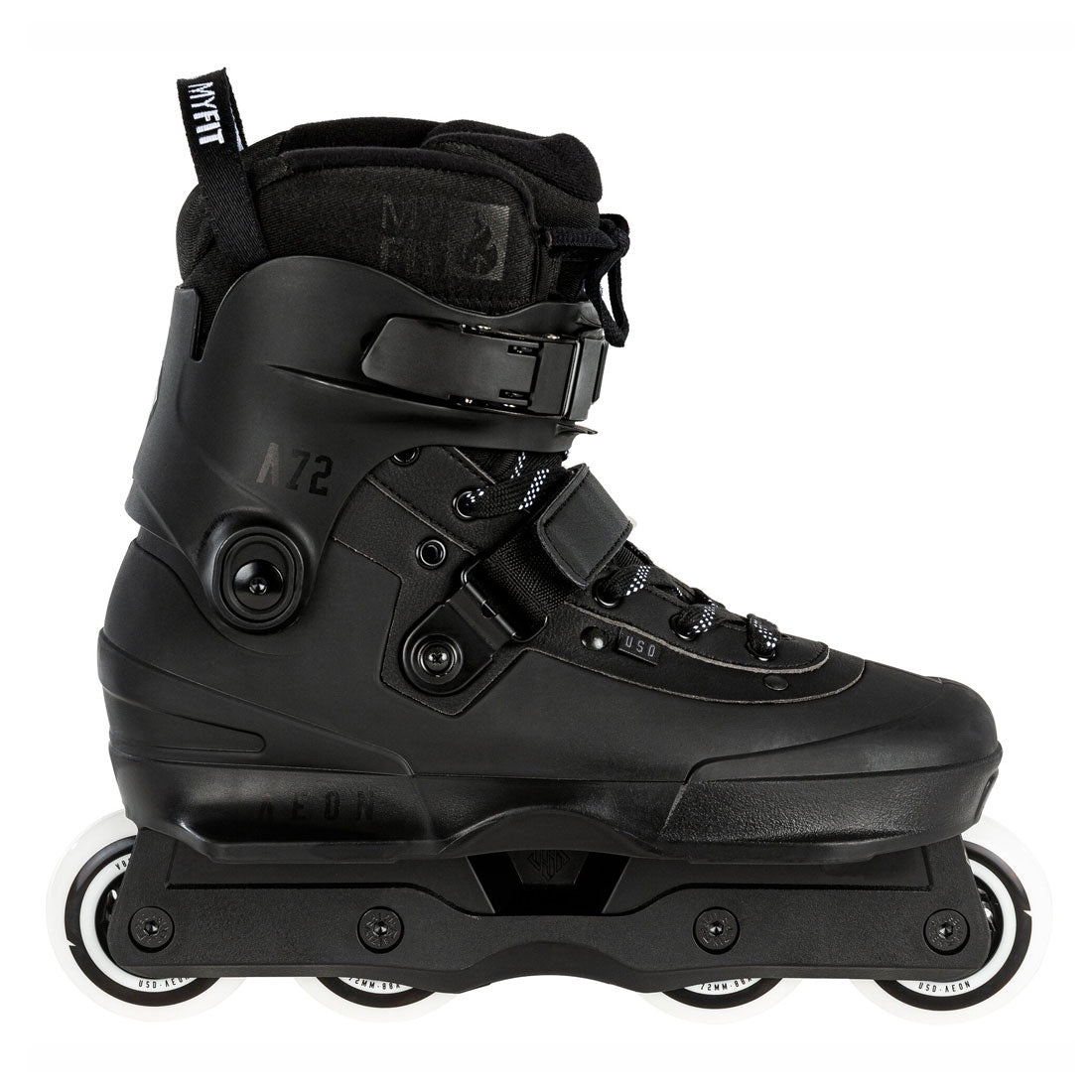 USD Aeon 72 XXI Skate - Black Inline Aggressive Skates