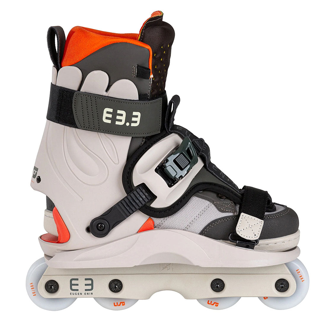 USD Shadow Eugen Enin Pro III Skate - White/Orange Inline Aggressive Skates