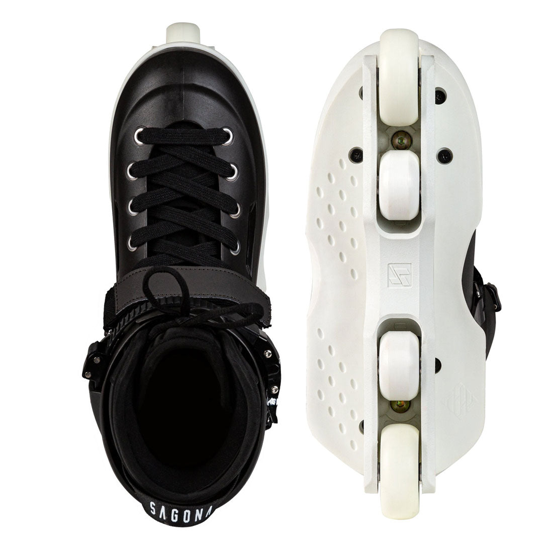 USD Sway Sagona Allstar Skate - Black/White Inline Aggressive Skates