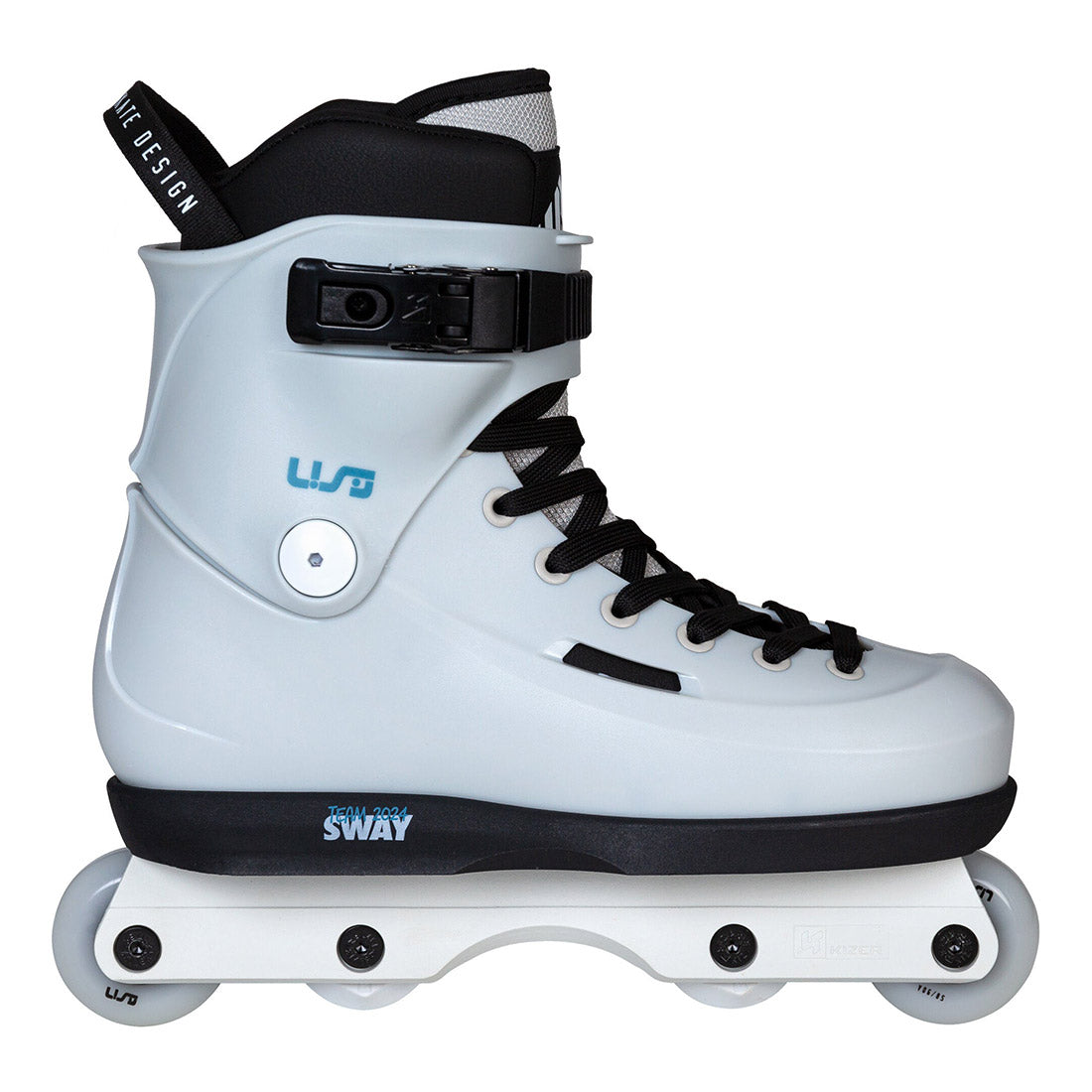 USD Sway 58 XXIV Skate - Grey/Black Inline Aggressive Skates