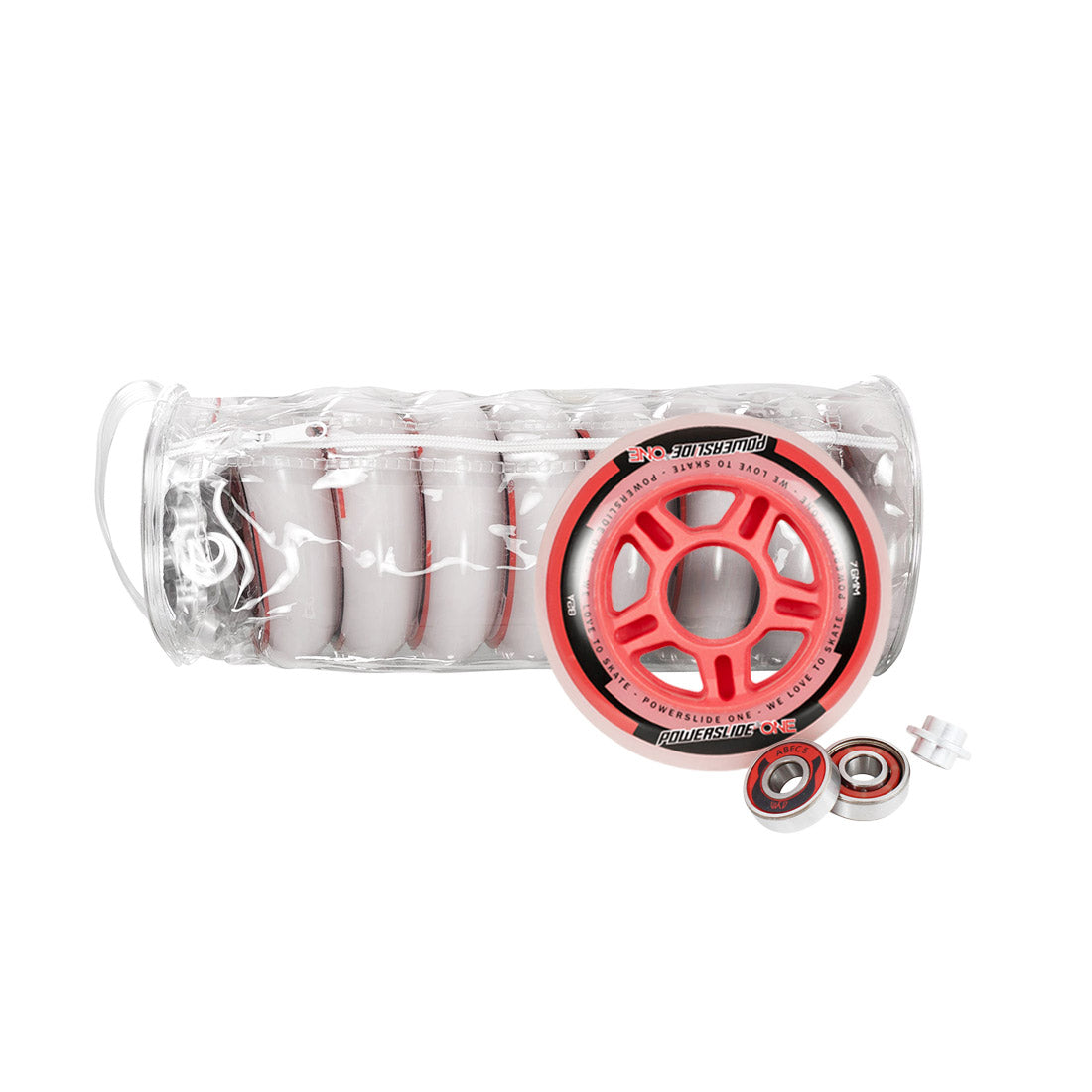 Powerslide ONE Wheels w/ Bearings 8pk Inline Rec Wheels