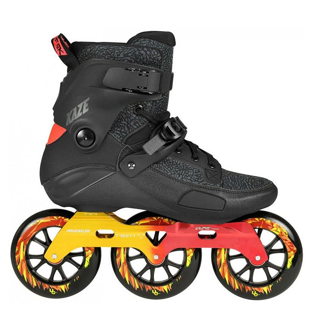 Powerslide Kaze Supercruiser 110 - Black/Red Inline Rec Skates