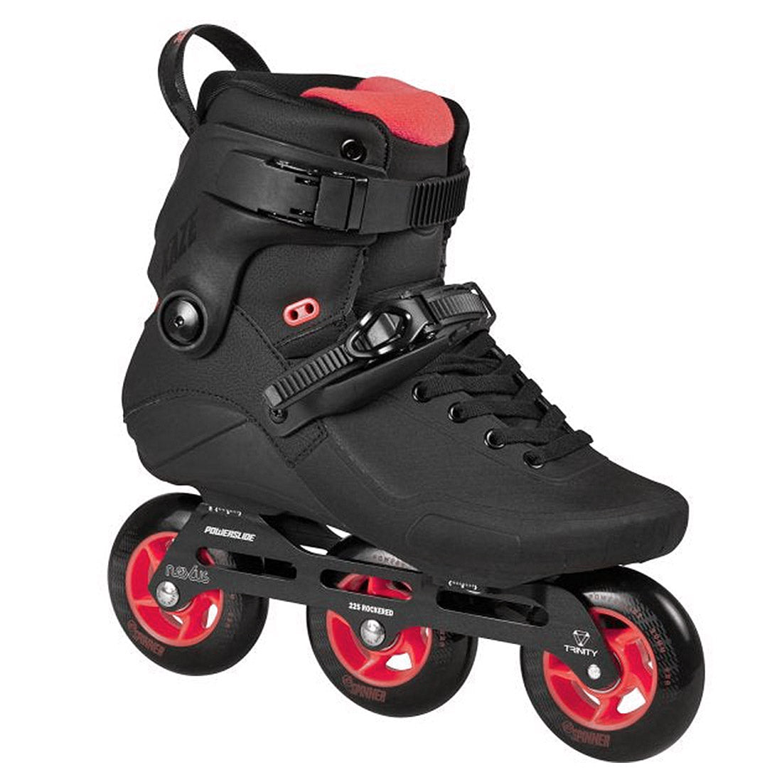 Powerslide Kaze 90 - Black/Red Inline Rec Skates