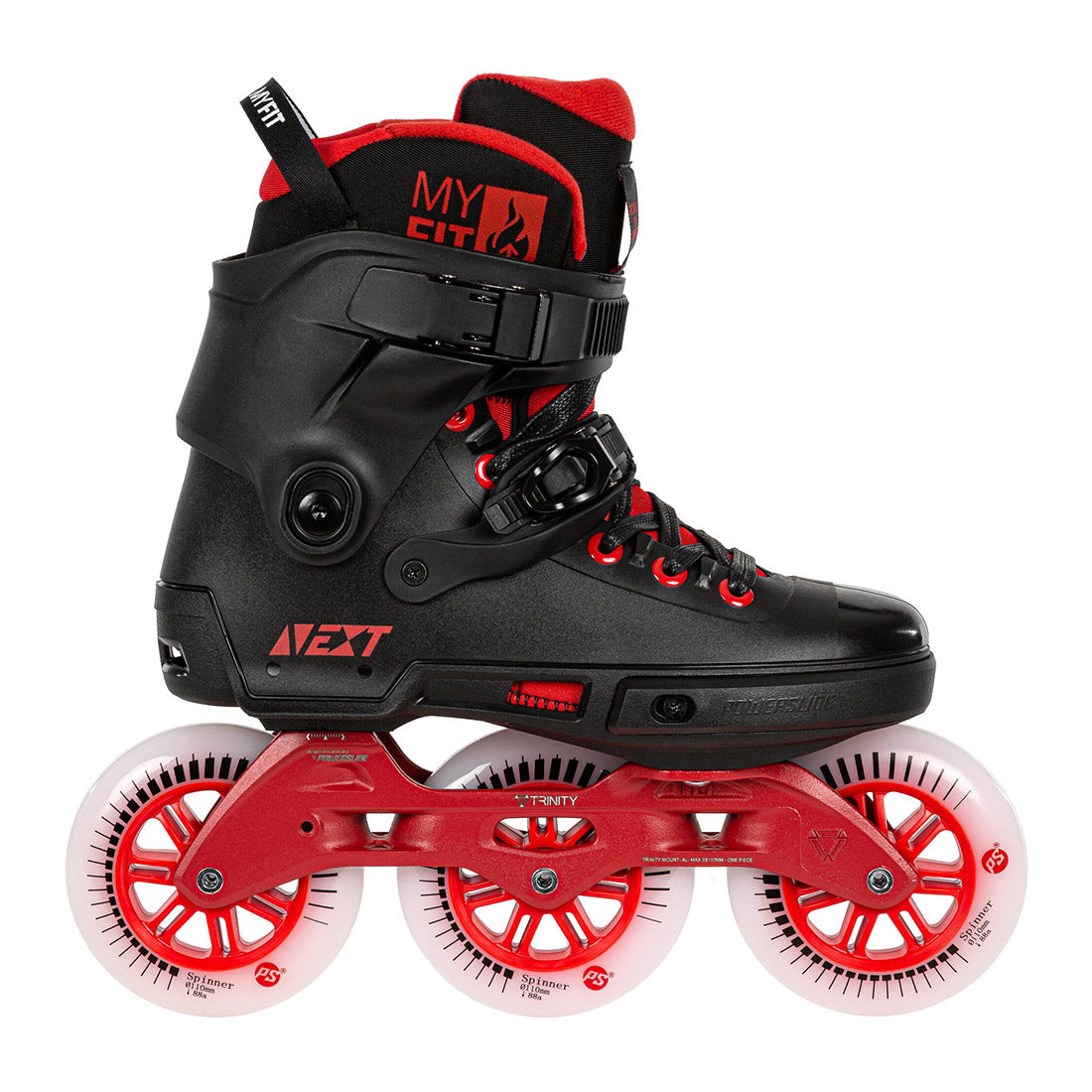 Powerslide Next 110 - Black/Red Inline Rec Skates