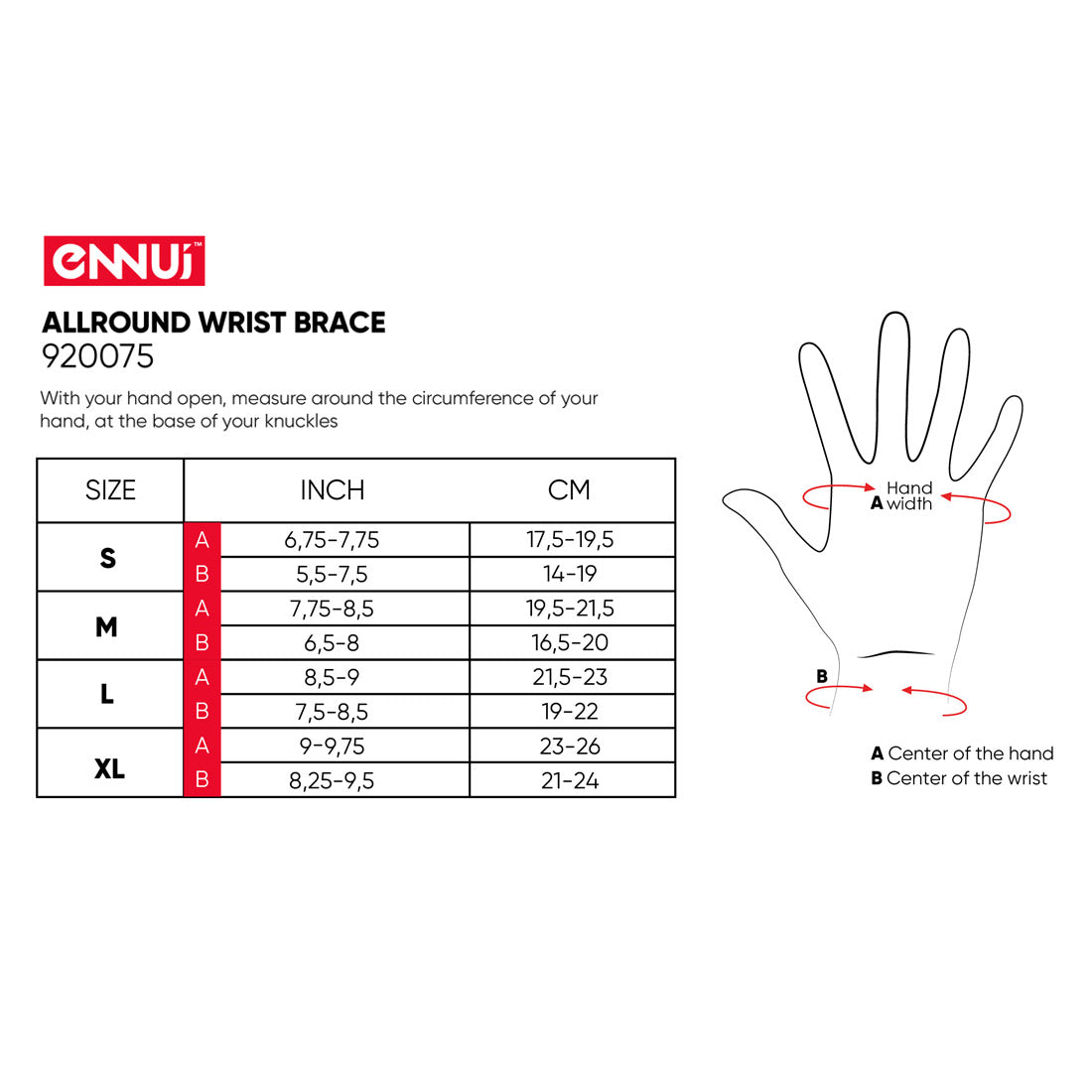 Ennui All-Round Wrist Brace Protective Gear