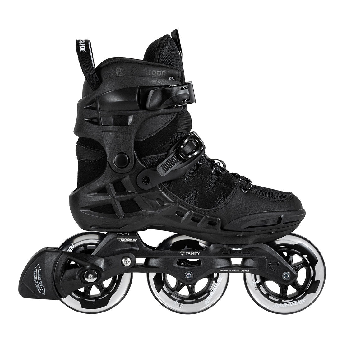 Powerslide Phuzion Argon 100 Black Inline Rec Skates