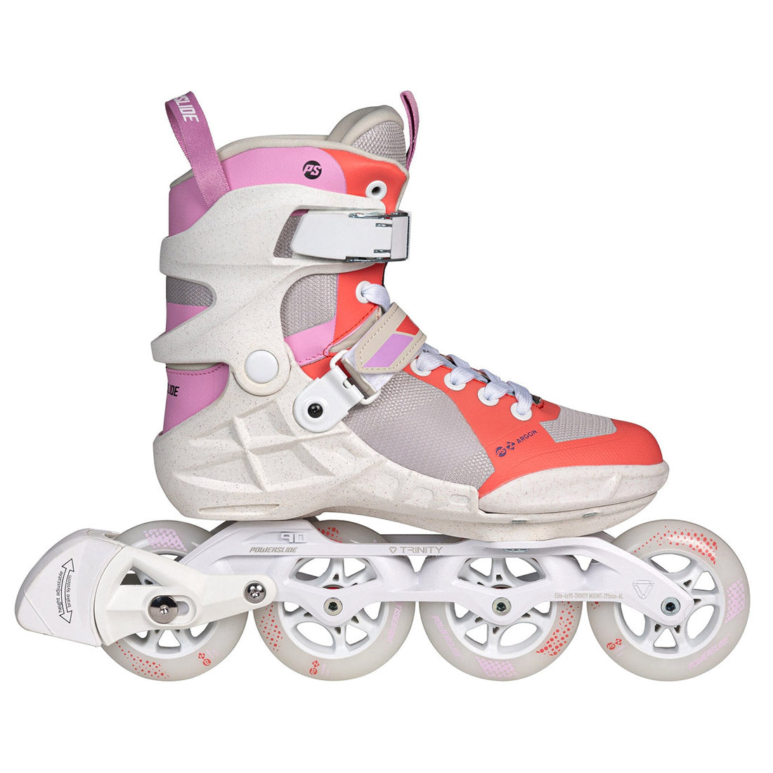 Powerslide Phuzion Argon 90 Peach Inline Rec Skates