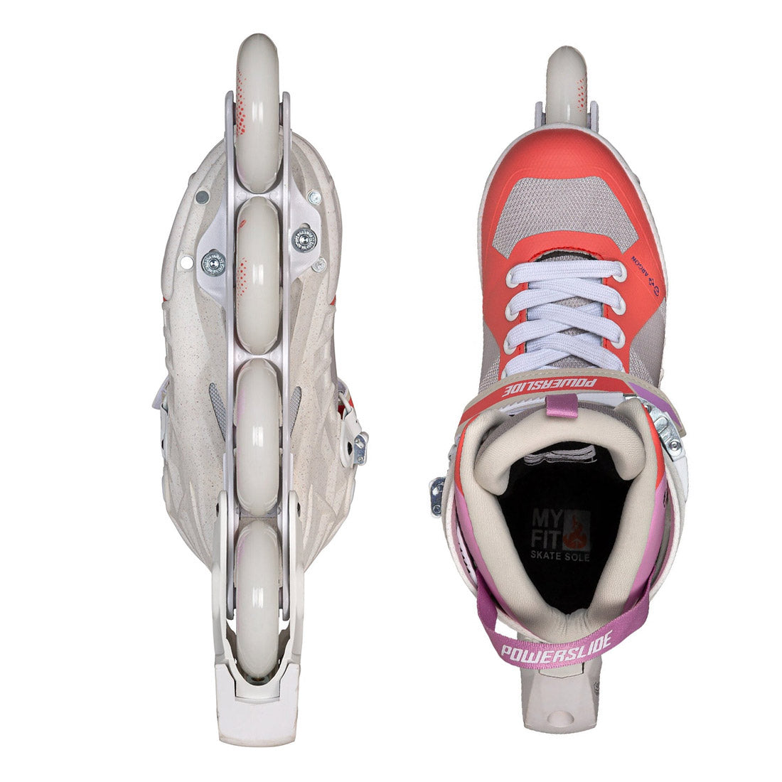 Powerslide Phuzion Argon 90 Peach Inline Rec Skates