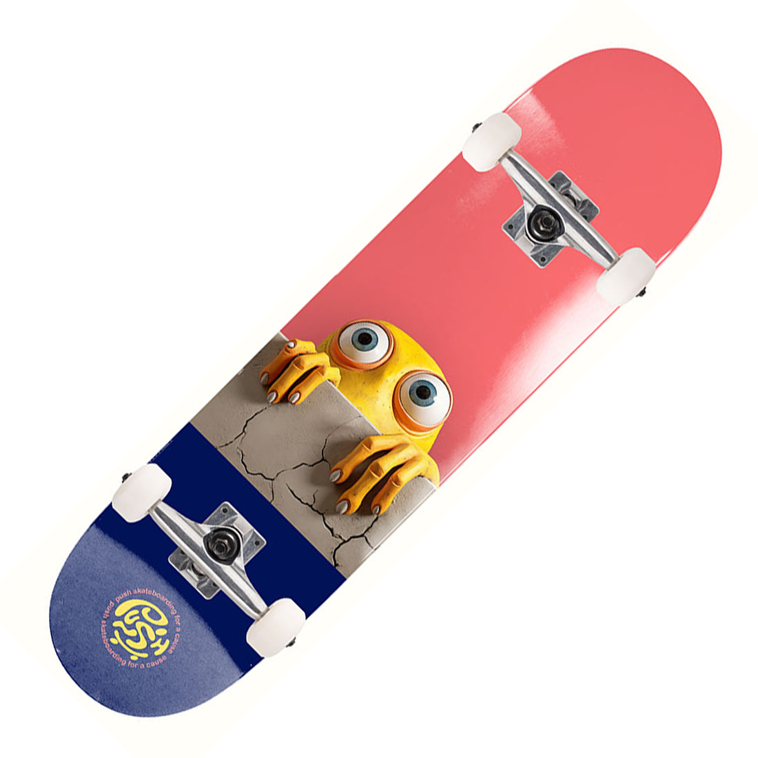 Push Peek Over 7.0 Soft Top Complete Skateboard Completes Junior