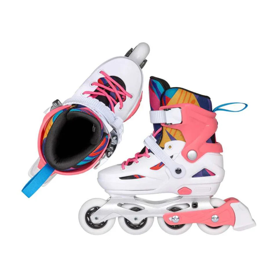 Powerslide Kids Flash Pink Adjustable Inline Skates Kids Adjustable Inline Skates