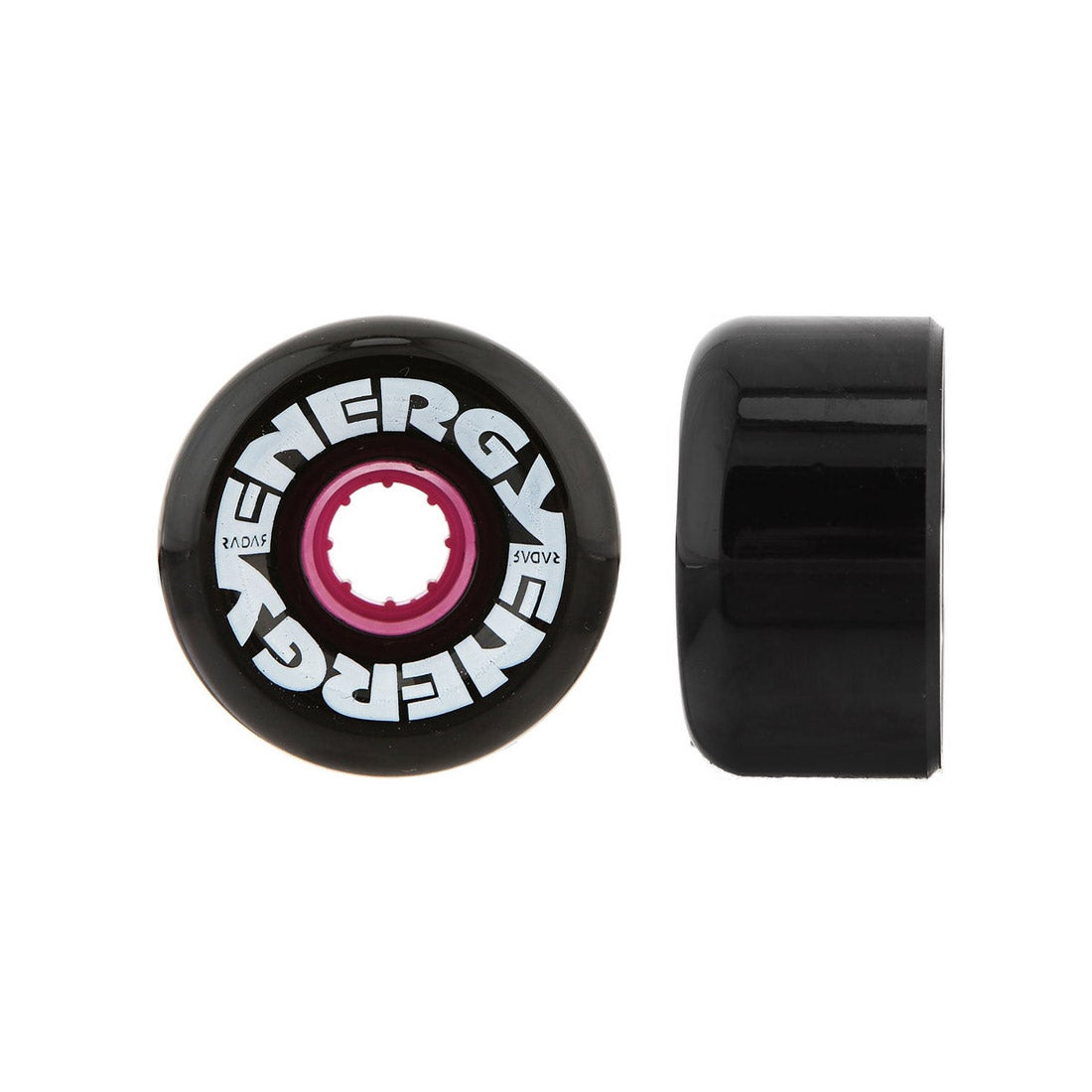 Radar Energy 65mm 78a Wheels 4pk Black | 65mm Roller Skate Wheels