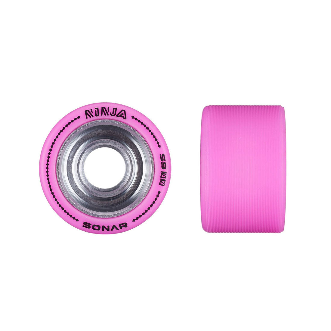 Sonar Ninja Agile 59x38mm Wheels 4pk 91a Pink Roller Skate Wheels