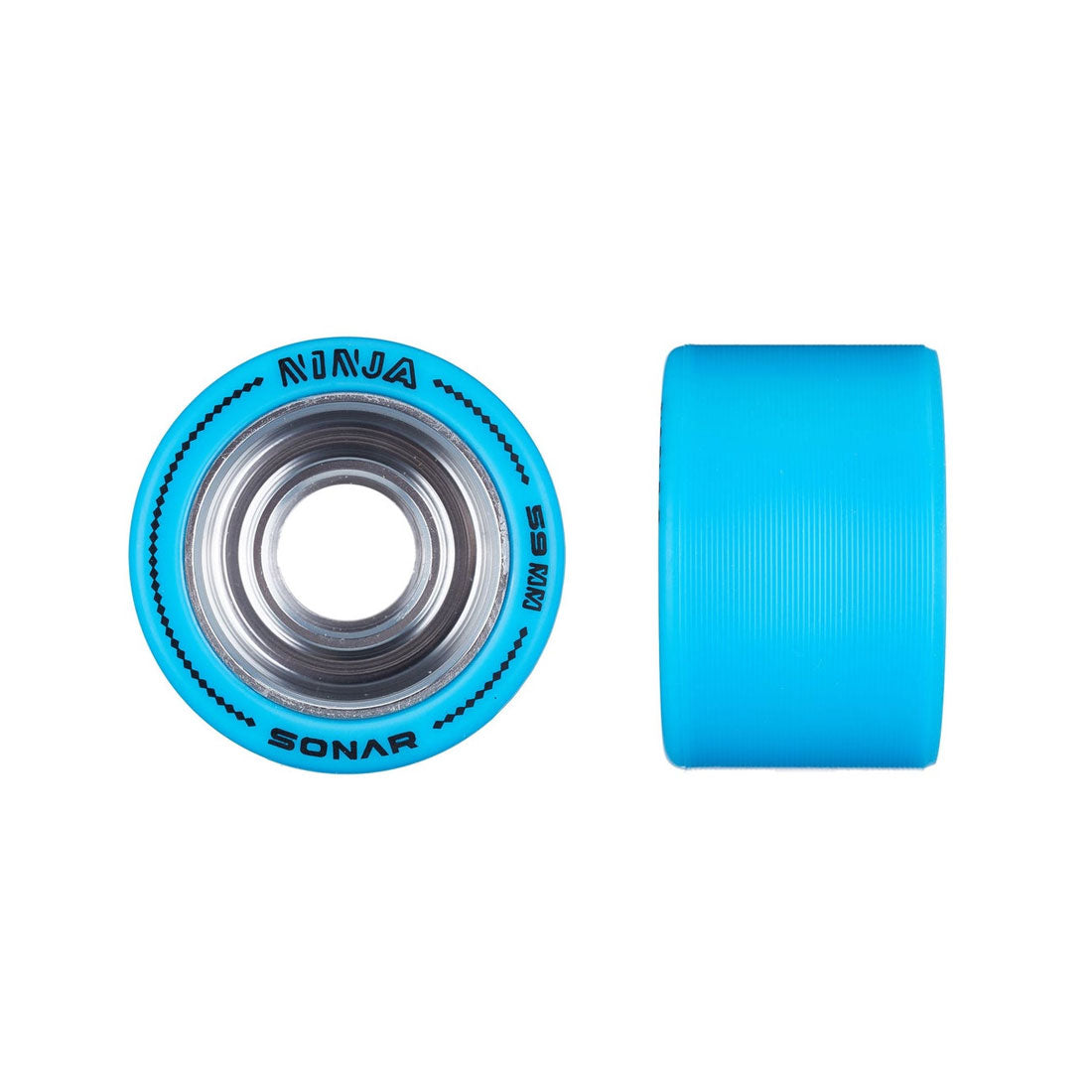 Sonar Ninja Agile 59x38mm Wheels 4pk 93a Blue Roller Skate Wheels